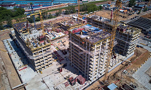 Компания «ВекторСтройФинанс» информирует об этапах строительства своего флагманского проекта - ЖК «Кварталы 21/19»