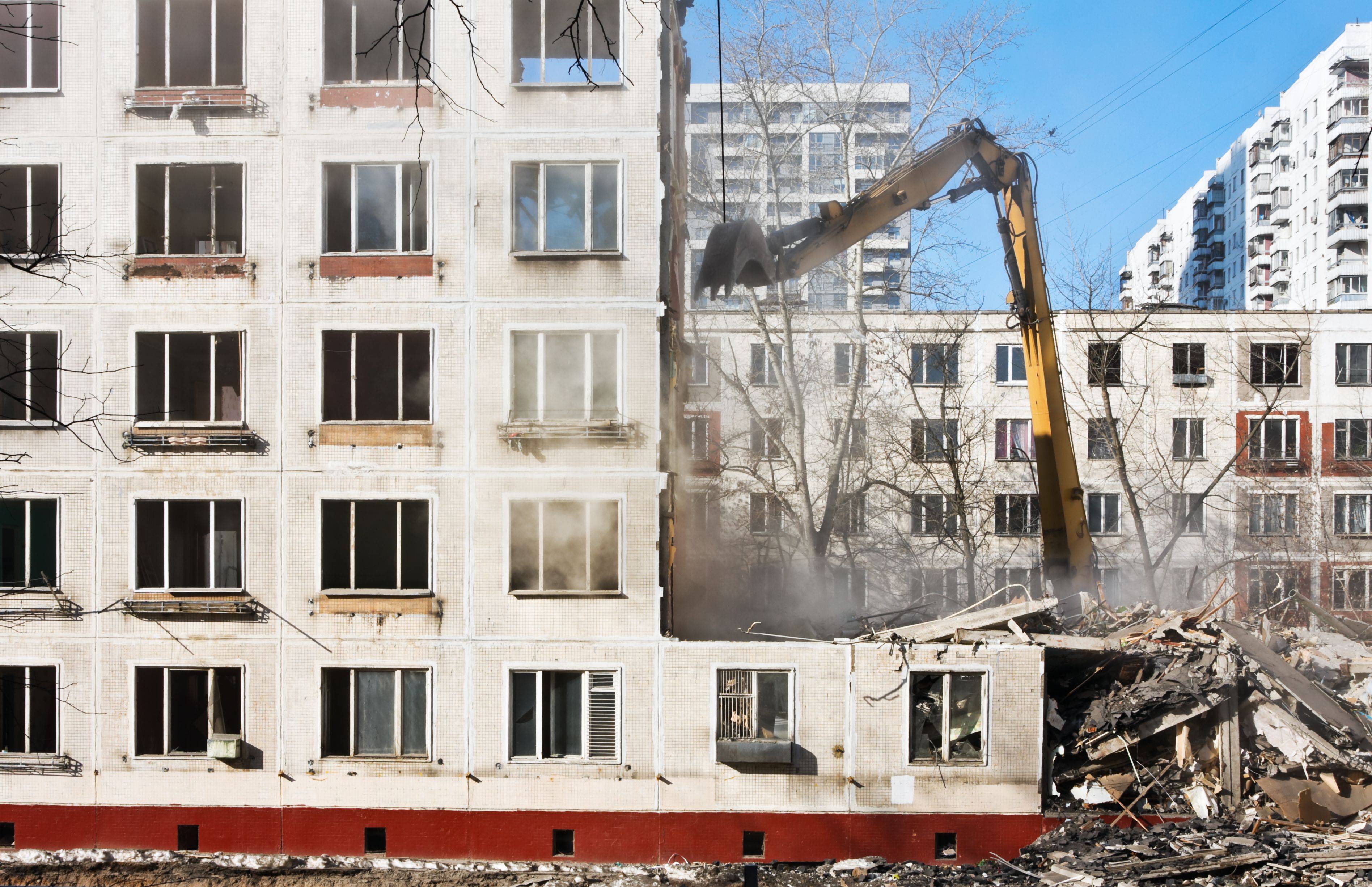 В Москве будут снесены еще 108 старых пятиэтажек