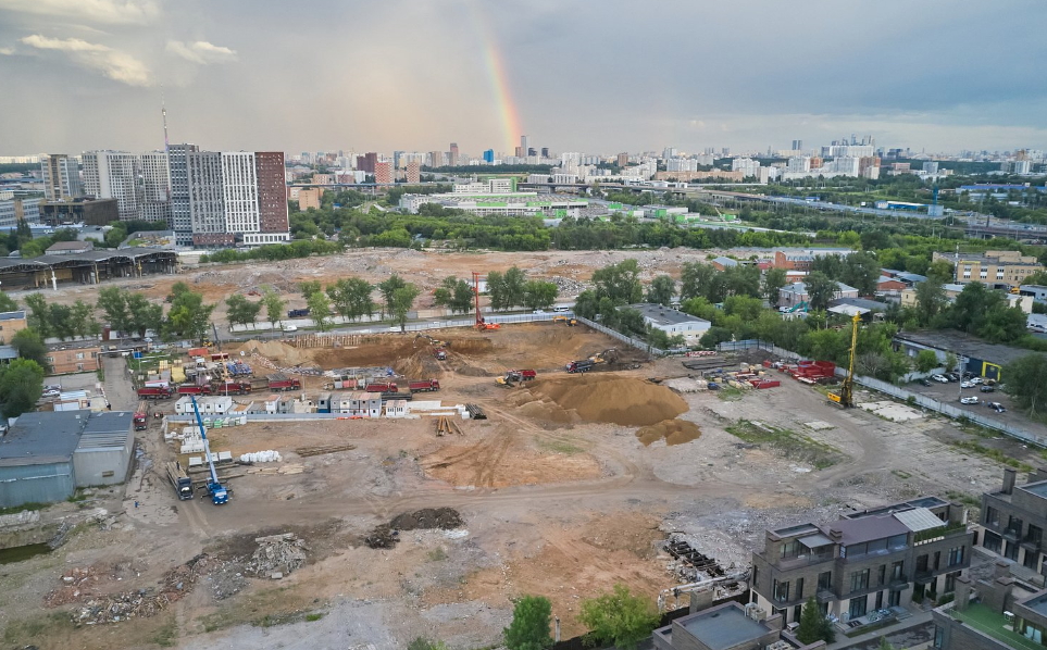 Фото и ход строительства жилого комплекса Дмитровское небо