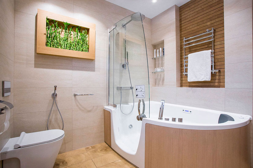 Грамотный дизайн интерьера ванной комнаты