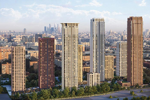 Во второй очереди жилого комплекса «Павелецкая Сити» завершены монолитные работы