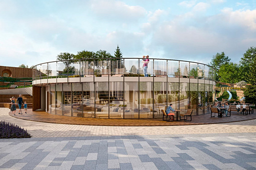 Sminex первым на рынке строит здание общественной гостиной для жителей